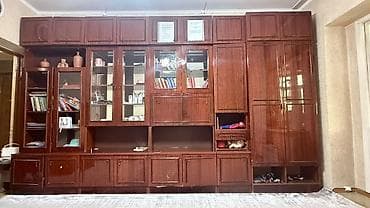 лист для мебели: Гарнитур для зала, Шкаф, Дерево, цвет - Коричневый — 6