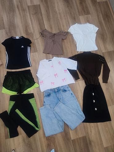 одежда для подростков: Вещи пакетом размер S или на подростка все на 2 фото. За тысячу — 1