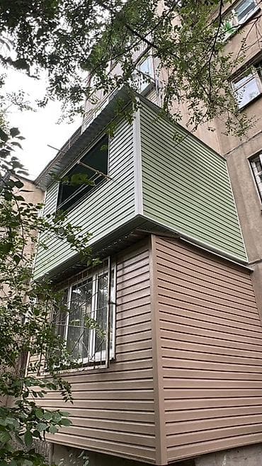 Услуги по строительству и ремонту: Обшивка балконов и лоджий сайдингом под ключ. Что делаем: - Наружная — 6