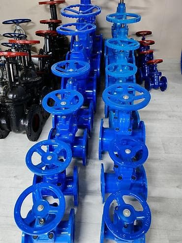 извесь: Задвижка чугунная 30ч6бр (Ру 10/16) — Фланцевая, с выдвижным шпинделем — 10