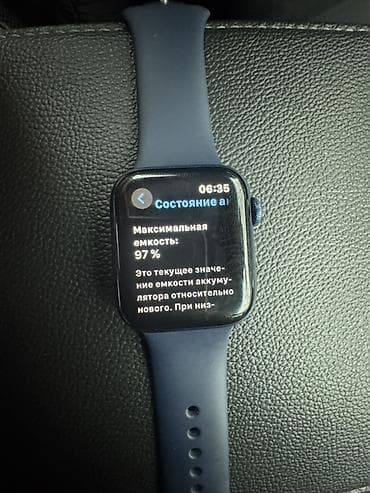 Xiaomi: Apple Watch Series 6, 40 мм (GPS). Цвет корпуса — тёмно-синий/графит — 1