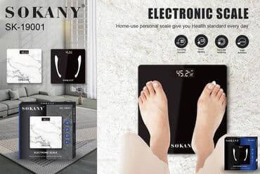 Напольные весы Электронные, Стекло, 180 кг