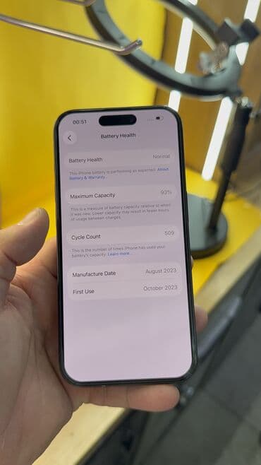 айфон pro mobile: IPhone 15 Pro, Б/у, 256 ГБ, Коробка, 93 % — 6