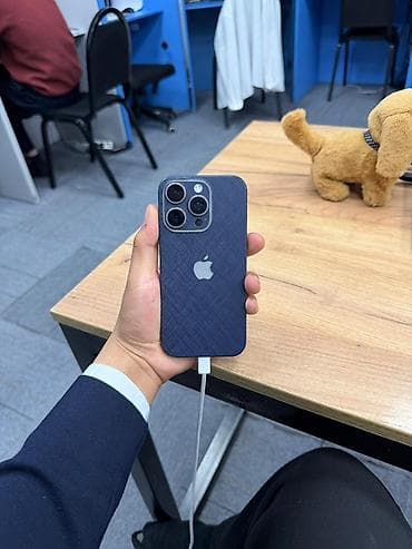 imac 2012: IPhone 16 Pro, Б/у, 128 ГБ, Blue Titanium, Кабель, 89 % — 2