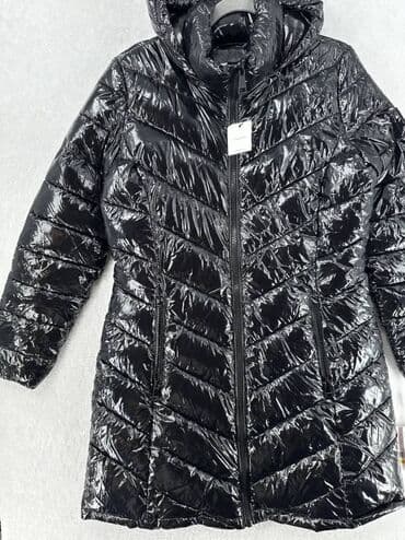 tech flis: Пуховик, По колено, США, Лакированный, M — 1