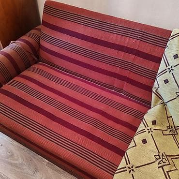 покрывало диван: Прямой диван, Б/у — 3