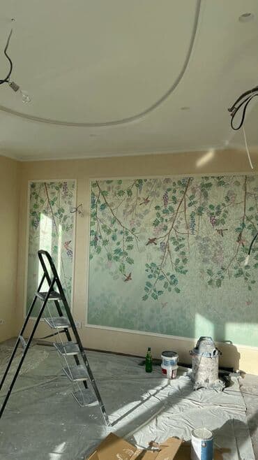 внутренняя отделка дома: Штукатурка, шпаклевка Укладка плитки Фасадные работы Поклейка — 28