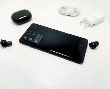 10x: Samsung Galaxy S20 Ultra, Б/у, 128 ГБ, цвет - Черный, 1 SIM, 2 SIM — 4