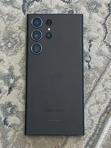 Samsung Galaxy S23 Ultra, Б/у, 256 ГБ, цвет - Черный, 2 SIM