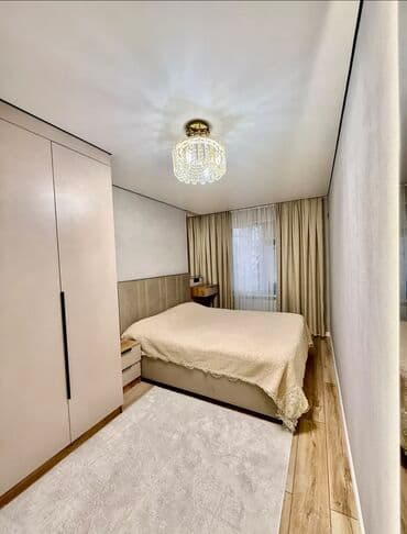 бишкеке 3комнатный квартиру: 3 комнаты, 58 м², 104 серия, 2 этаж, Дизайнерский ремонт — 10