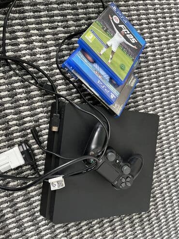 xbox box: PlayStation 4 slim на 1Тб в хорошем состоянии В комплекте идет: Два — 2