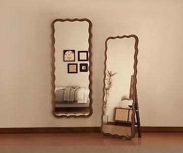 зеркало большое цена: Напольное зеркало в полный рост с волнистой рамкой. - Тип: напольное — 1