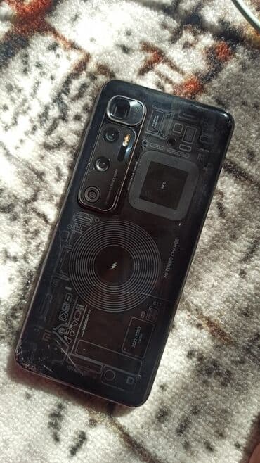 4 симочный телефон: Xiaomi, Mi 10 Ultra, Б/у, 256 ГБ, цвет - Черный, 2 SIM — 1
