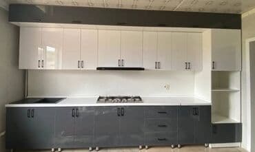 кухонные шкафы на заказ: Буйрутма эмеректер, Ашкана, Ашкана гарнитурасы — 3