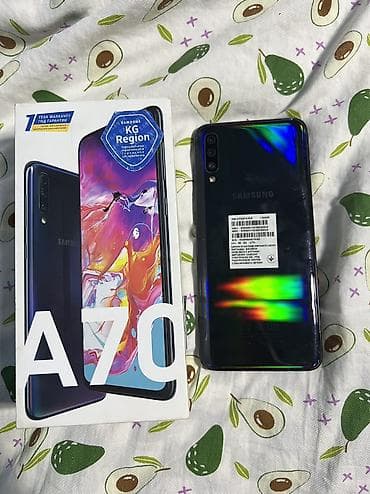 samsung а70: Samsung Galaxy A70, Б/у, 128 ГБ, цвет - Фиолетовый, 2 SIM — 5