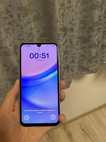gear vr: Samsung Galaxy A15, Б/у, 128 ГБ, цвет - Белый, 2 SIM — 2