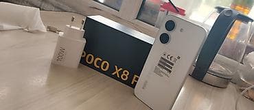 Техника жана электроника: Poco X8 Pro, Колдонулган, 512 ГБ, түсү - Ак, Бөлүп төлөө менен, 2 SIM — 2