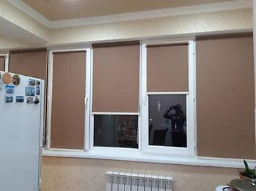 Шторы роллштор однотонные жалюзи вертикальные, зебра день и at lalafo.kg Шторы роллштор однотонные жалюзи вертикальные, зебра день и