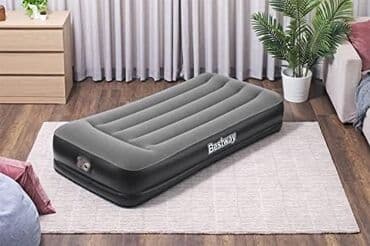 матрас кровать интекс: Надувная кровать с подголовником Bestway 67723 Tritech Airbed — 1