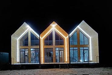 Недвижимость: Современный модульный дом из клеёной древесины с панорамным — 2
