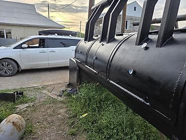 салкын бешик: Промышленная коптильня/мангал-барбекю из толстостенной стали - — 9