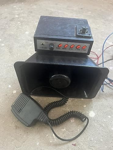 тюнинг фар бишкек: Автомобильная сирена/громкоговоритель с микрофоном и пультом — 4