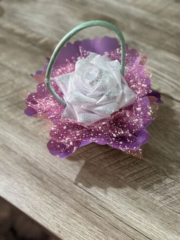 цветы сделаны из бисера: Розы на заказ из атласных лент — 6