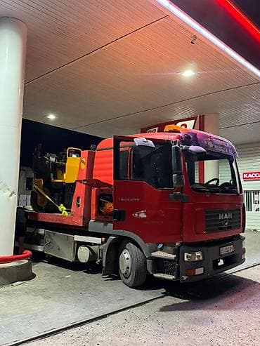 Эвакуатор, MAN, Прямая
