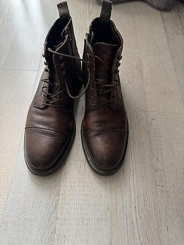 Личные вещи: Мужские ботинки, 41, Massimo Dutti, Б/у, цвет - Коричневый, Самовывоз — 3