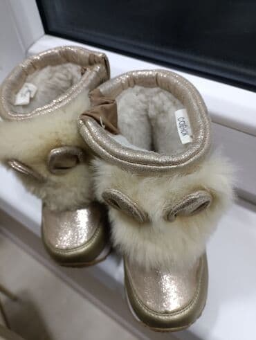 Видеоняни: Детские сапоги 23 размера, цвет золотистый, от бренда Совёнок — 3