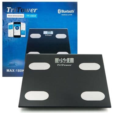 смарт часи: Тараза B-Well, Электрондук, Айнек, 180 кг — 1