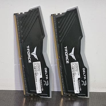 ssd 250: Оперативная память, Б/у, T-Force, 16 ГБ, DDR4, 3600 МГц, Для ПК — 2