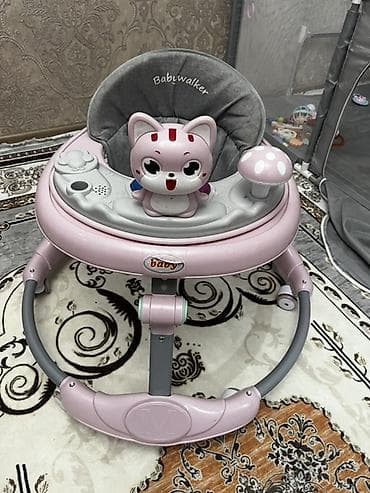Детские ходунки: Детские ходунки Babywalker, розовые - Тип: классические ходунки с — 1