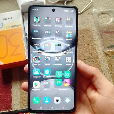 Poco: Tecno Spark 30, Новый, 256 ГБ, цвет - Черный, 1 SIM, 2 SIM — 6