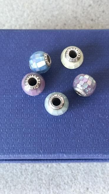 сколько стоит пандора: Серебряные шармы, Проба 925, Женские, Б/у — 5