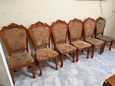 Офис эмереги: Ашкана үстөлү жана отургуч, түсү - Күрөң — 6