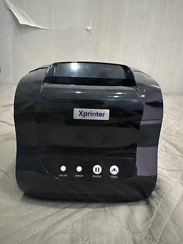 Термопринтер чеков Xprinter - Настольная модель в черном корпусе -