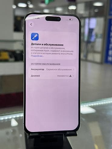 Apple iPhone: IPhone 15 Pro Max, Б/у, 256 ГБ, Серебристый, Защитное стекло, Чехол, В рассрочку, 76 % — 3