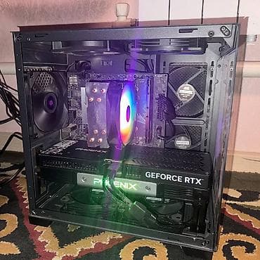 мониторы 1920x1080: Компьютер, ядер - 6, ОЗУ 16 ГБ, Игровой, Б/у, AMD Ryzen 5, NVIDIA GeForce RTX 5070, NVMe — 5