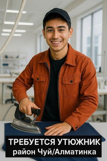 утюжник на дому: Гладильщик. ул. Алматинка / Чуй — 1