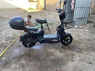 Велосипеддер: Электровелосипед-скутер AZBOA - Компоновка city bike с платформой для — 5