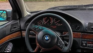 авто в такси: BMW 5 series: 2001 г., 2.5 л, Механика, Бензин, Седан — 8