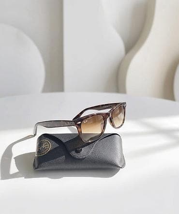 lark m2: Солнцезащитные очки очки, Ray-Ban, Унисекс, Вайфареры, Линзы градиентные — 1