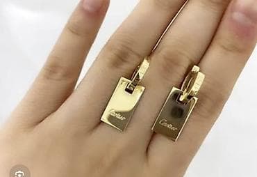 Серьги, Унисекс, Вставка: Без вставки