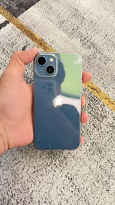 redmi note 8: IPhone 13, Б/у, 128 ГБ, Синий, Чехол, 89 % — 2