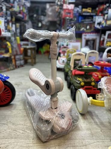 электроный сомакат: Детский самокат, Трёхколёсный — 1