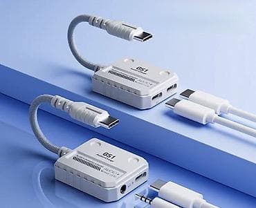 Аудио- и зарядный адаптер GS1 (USB‑C) 🎧 Играй и заряжайся без