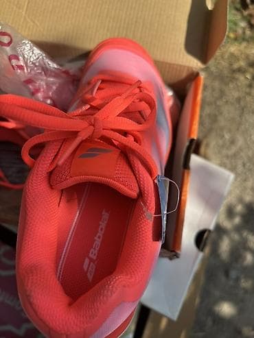 soft shell: Детские/юниорские теннисные кроссовки Babolat Jet All Court Junior - — 7
