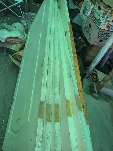 изовер б у: Межкомнатная дверь, Б/у, Глухие, Деревянная, цвет - Белый — 3