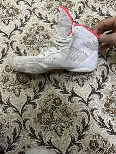 Туфли: Мужские кроссовки, 37.5, Asics, Б/у, цвет - Белый — 4